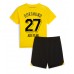 Tanie Strój piłkarski Borussia Dortmund Karim Adeyemi #27 Koszulka Podstawowej dla dziecięce 2023-24 Krótkie Rękawy (+ szorty)
